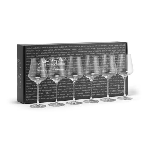 Gabriel-Glas, Austrian Lead-Free Crystal Wine Glasses, Standart Edition, Gift Box, Set of 2